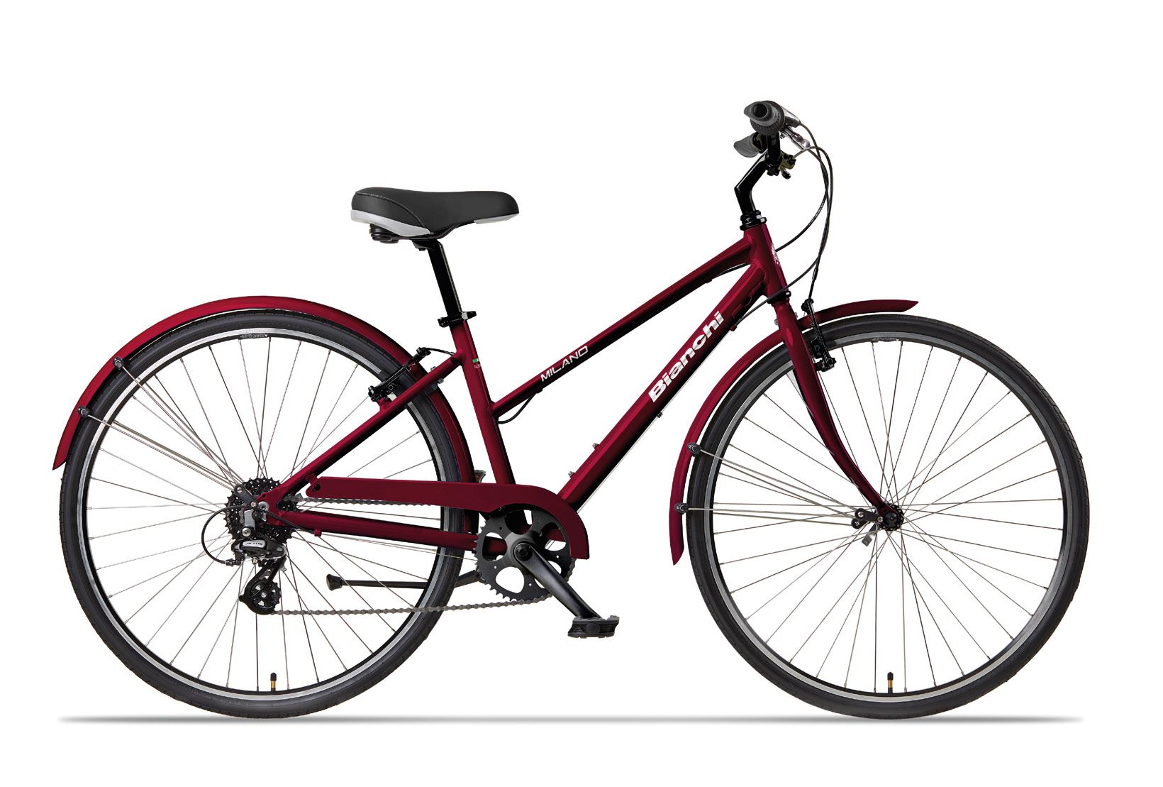 Milano Mid Step Altus 2x8 Milano Mid Step Altus 2x8sp Bianchi Bicycles