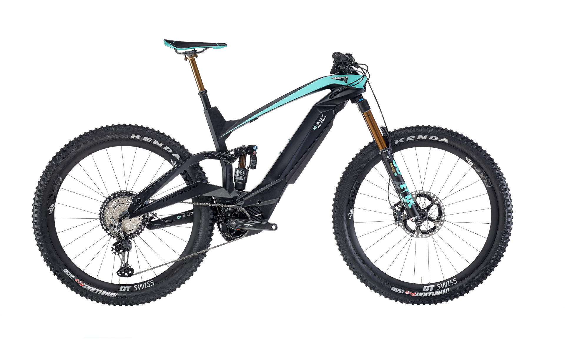 bianchi electric full suspension mountain bike