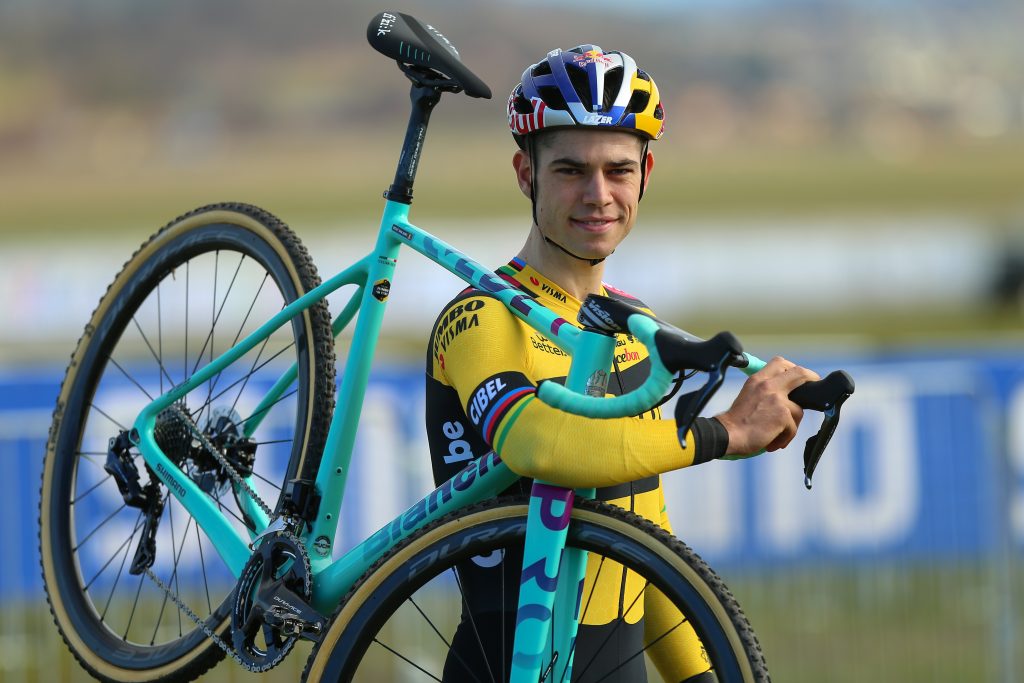 wout van aert bianchi cross bike