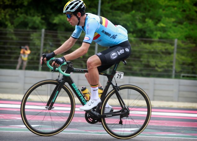 wout van aert bianchi cross bike