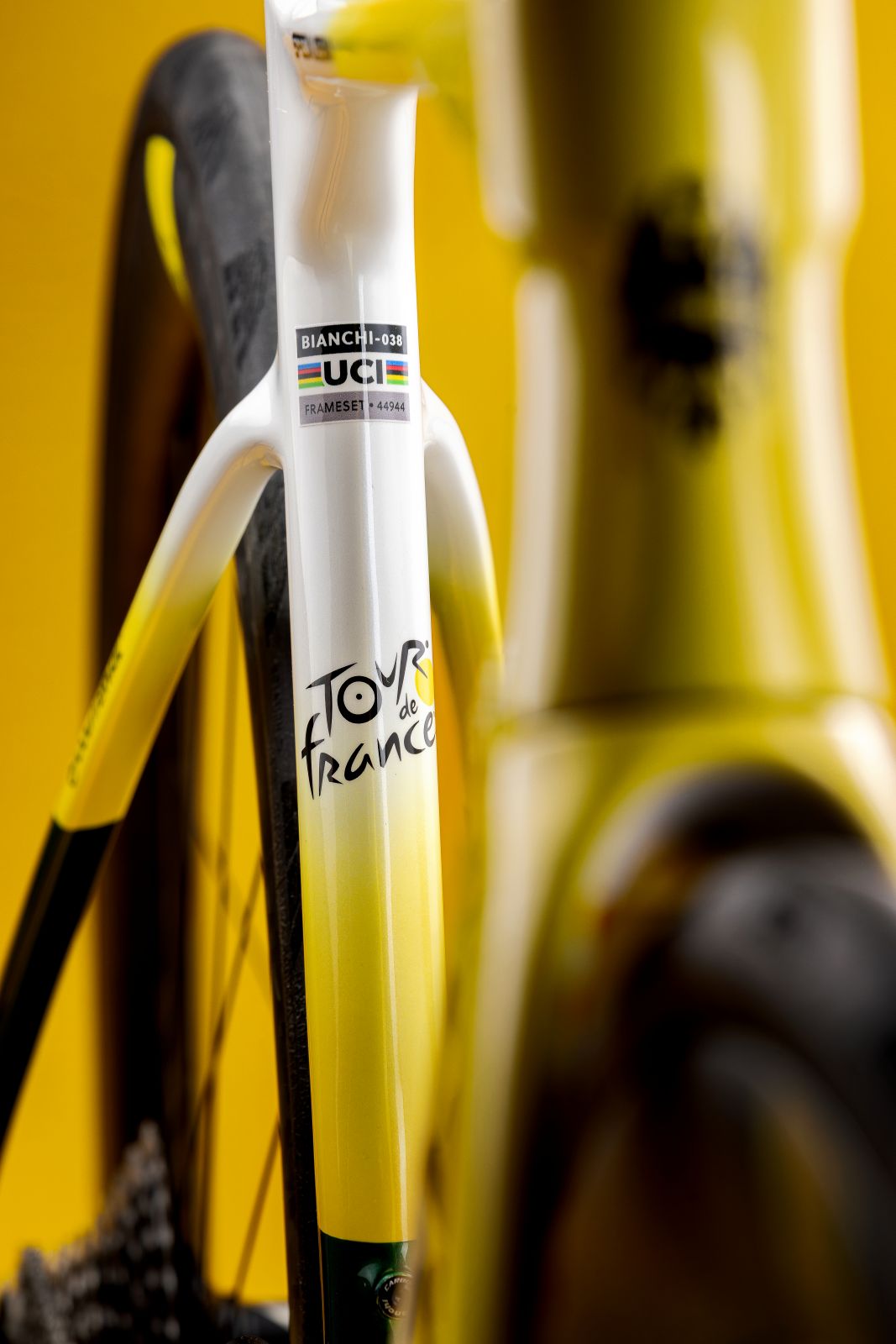 Bianchi Specialissima RC Tour de France Limited Edition livery detail